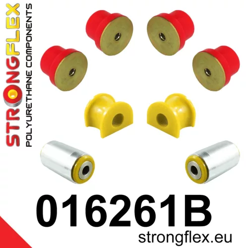 016261B: Front suspension bush kit 22mm Red