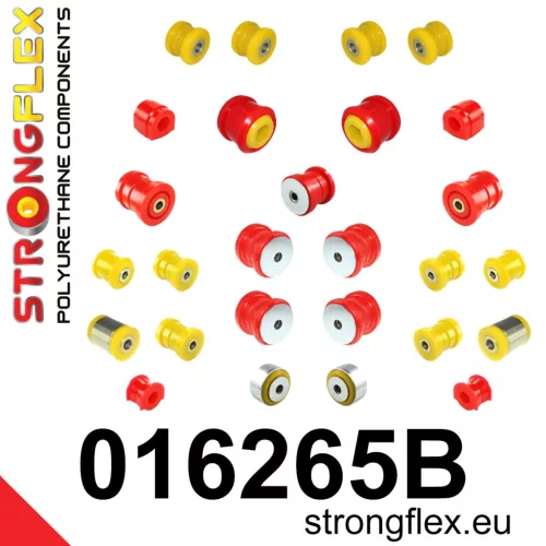 016265B: Full suspension polyurethane bush kit 22mm 21mm 011703 - 46mm Black