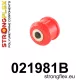 021981B: Rear anti roll bar link bush Red