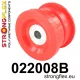 022008B: Front subframe – rear bush Red