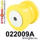 022009A: Front subframe bush SPORT Yellow