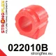 022010B: FRONT ANTI ROLL BAR BUSH 29mm Red
