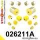 026211A: Front suspension bush kit SPORT 29mm Yellow