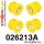 026213A: Front subframe bush kit SPORT Yellow