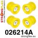 026214A: Rear subframe bush kit SPORT Yellow