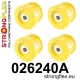 026240A: Rear subframe bush kit SPORT Yellow