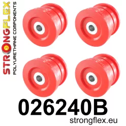 026240B: Rear subframe bush kit Red