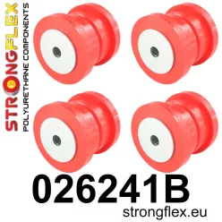 026241B: Front subframe bush kit Red