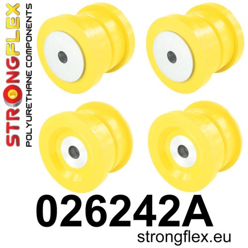 026242A: Front subframe bush kit SPORT Yellow