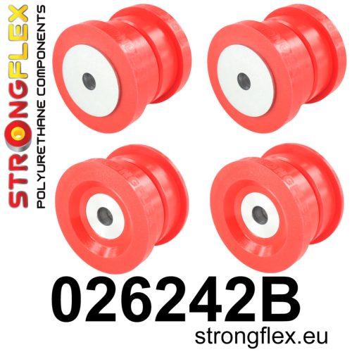 026242B: Front subframe bush kit Black