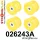 026243A: Rear subframe bush kit SPORT Yellow