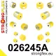 026245A: Front suspension bush kit SPORT 25mm Yellow