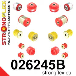 026245B: Front suspension bush kit 25mm Black