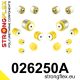 026250A: Front suspension bush kit SPORT Custom 022086 021974 - 65mm Yellow