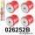 026252B: Rear subframe bush kit Red