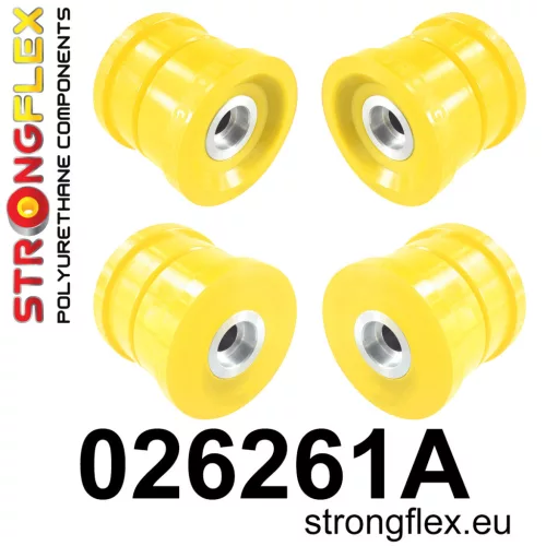 026261A: Rear subframe bush kit SPORT Yellow
