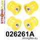 026261A: Rear subframe bush kit SPORT Yellow