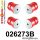 026273B: Rear subframe bush kit - before 28.05.2012 Red