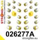 026277A: Rear suspension bush kit SPORT 16,5mm Yellow