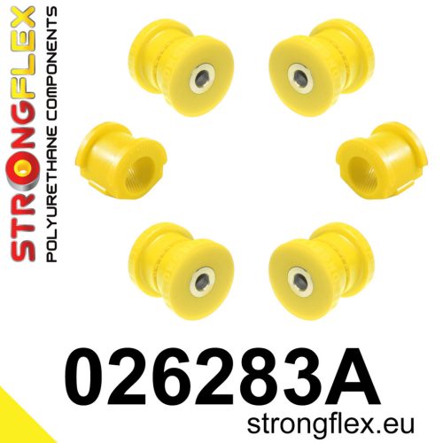 026283A: Front suspension bush kit SPORT 25mm Yellow