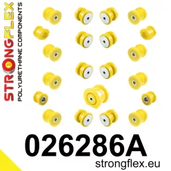   026286A: Full suspension polyurethane bush kit SPORT 20mm M10 M10 Yellow