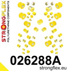   026288A: Full suspension bush kit SPORT 25mm 18mm 2 x 021770 Yellow