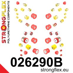   026290B: Full suspension polyurethane bush kit 25mm 16mm Black