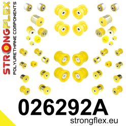   026292A: Full suspension polyurethane bush kit SPORT 25mm 12mm Black