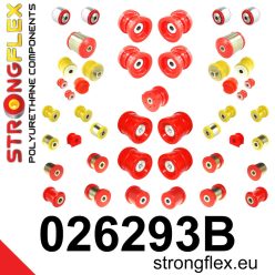   026293B: Full suspension polyurethane bush kit 25mm 12mm Black