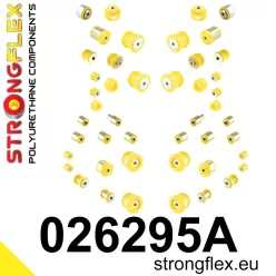   026295A: Full suspension polyurethane bush kit SPORT 25mm 18mm Yellow