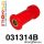 031314B: Rear trailing arm bush Red