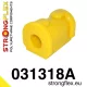 031318A: Front anti roll bar bush SPORT Custom Yellow
