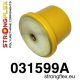 031599A: Rear diff rear mounting bush SPORT Yellow