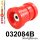 032084B: Rear subframe – front bush Red