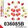036085B: Full suspension polyurethane bush kit Custom 15,5 032087 - 840i, 840Ci, 850Ci Red