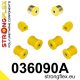 036090A: Rear suspension bush kit SPORT 14mm Yellow