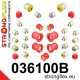 036100B: Full suspension polyurethane bush kit