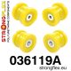 036119A: Rear beam mounting bush kit SPORT