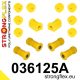 036125A: Rear suspension bush kit SPORT