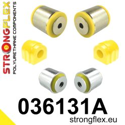036131A: Front suspension bush kit SPORT 27mm Yellow