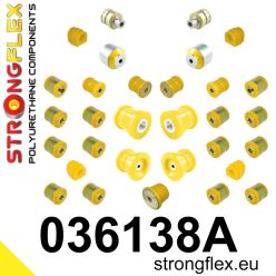   036138A: Full suspension polyurethane bush kit SPORT 26,5mm 13mm Yellow