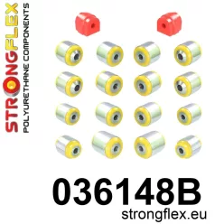 036148B: Rear suspension bush kit 11mm Red