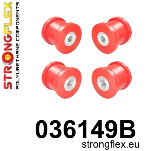 036149B: Rear beam mounting bush kit Red