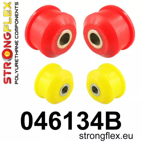 046134B: Front suspension bushes kit Red
