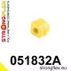 051832A: Front anti roll bar bush SPORT 22mm Yellow