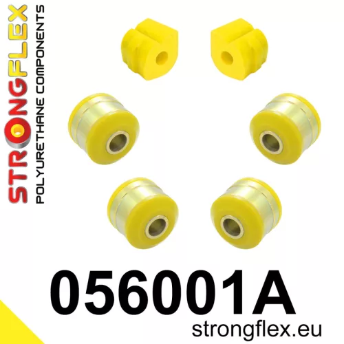 056001A: Front suspension bush kit SPORT 19mm Yellow