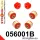 056001B: Front suspension bush kit Custom Red