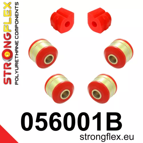 056001B: Front suspension bush kit Custom Red
