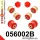 056002B: Front suspension and ream beam bush kit 22mm Black