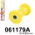 061179A: Rear shackle leaf spring – lower bush SPORT Yellow